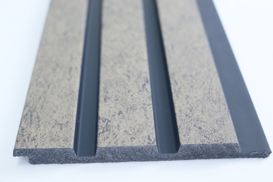 Faux Stiks Dusty Granite Slat Wall Panels